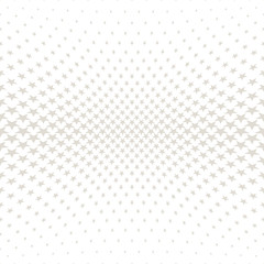 Geometric halftone vector pattern with stars. Usable as border, design element or background.