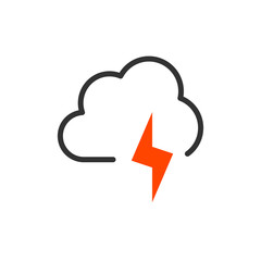 Weather icon. Flat style for graphic and web design, Modern simple vector sign. Internet concept. Trendy symbol for website design web button, mobile app.
