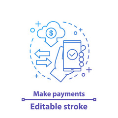 Make payment concept icon