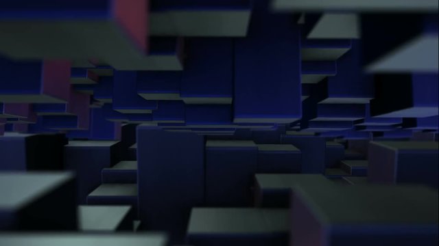 Fondo 3D abstracto en bucle