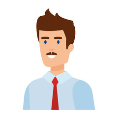 elegant businessman avatar character