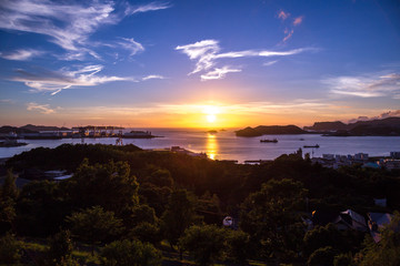 長崎の夕陽