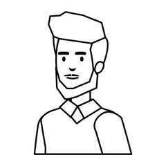elegant businessman avatar character