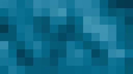 Mosaic Blue - Flowing Mosaic Pattern Video Background Loop /// A mosaic-like pattern of 16 by 9 blue squares changing their brightness in a smooth, organic fashion. This is a great looping background 
