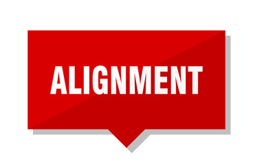 alignment red tag