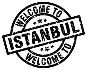 welcome to Istanbul black stamp