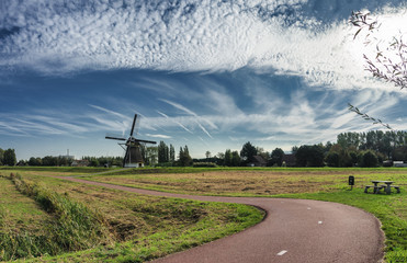 Windmill in Hoekpolder near Rijswijk NL