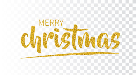 Transparent vector banner "merry christmas" for seasonal greetings © rawku5