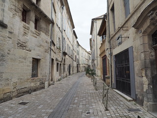 Fototapeta na wymiar Uzès – gemütliche Kleinstadt in Frankreich 