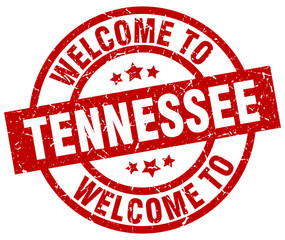 welcome to Tennessee red stamp