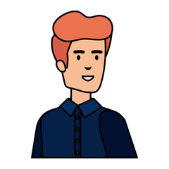 elegant businessman avatar character