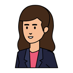 elegant businesswoman avatar character