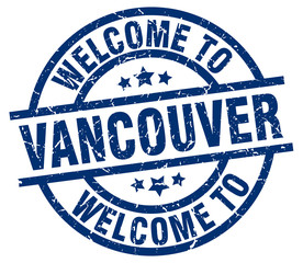 welcome to Vancouver blue stamp