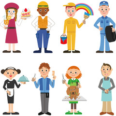 色々な職業の人達
