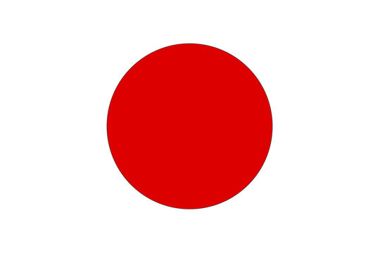 Japanese Flag With Heavy Grunge