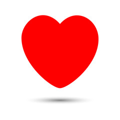 Heart icon, vector illustration