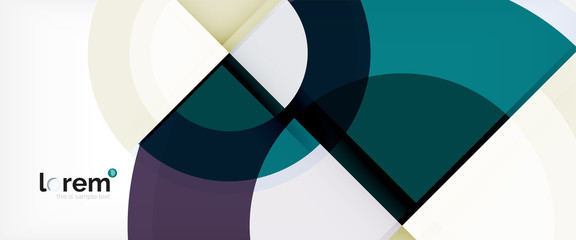 Obraz premium Multicolored round shapes abstract background