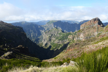 Obraz premium Landscape of madeira island - pico do arieiro