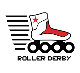 roller derby sport symbol