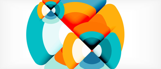 Obraz premium Circle abstract background