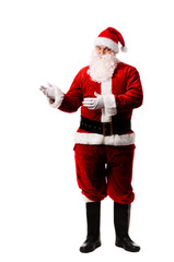 Santa Claus isolated on white background