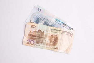 Yuan banknotes from China's currency, Chinese banknotes