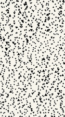 Vertical rectangular banner with triangles. Geometric pattern. Background in modern minimalist style. Vector illustration