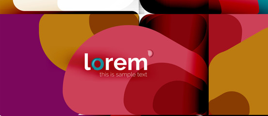 Geometric abstract background