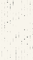 Vertical rectangular banner with triangles. Geometric pattern. Background in modern minimalist style. Vector illustration