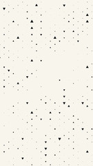 Vertical rectangular banner with triangles. Geometric pattern. Background in modern minimalist style. Vector illustration