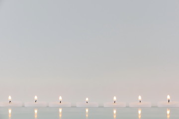 Kerzen als Hintergrund