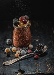 still life with fruits and nuts