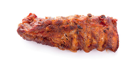 Pork bone with BBQ sauce