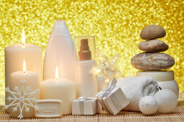 Spa composition and Christmas decorations