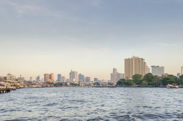 Fototapeta na wymiar bangkok city skyline