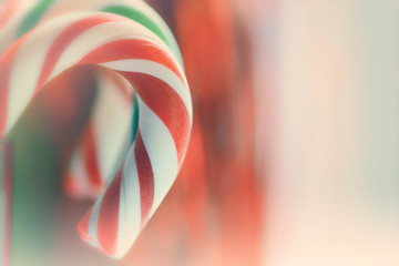 Christmas traditional red lolipops