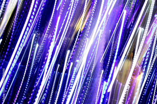 Abstract Blurred Background, Colourful speed and movement lights, Multi toned coloured lights, Mixed blue, purple,