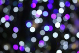 Blue Pink Purple and White Bokeh Soft Focus Background