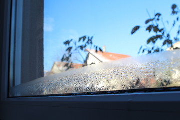 Creating condensation on the window