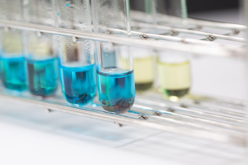 The study Analysis Chemical composition in laboratory.