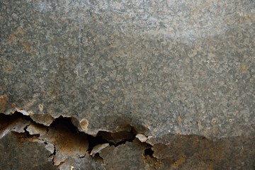 rust zinc on texture and background