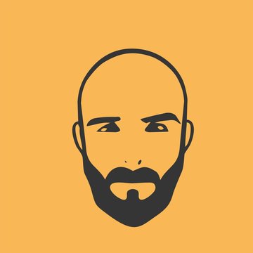 Bald Man With A Beard