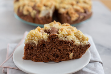 Schoko Birnen Kuchen