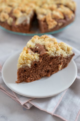 Schoko Birnen Kuchen