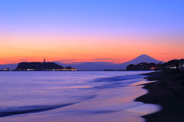 幻想的な夕焼け空