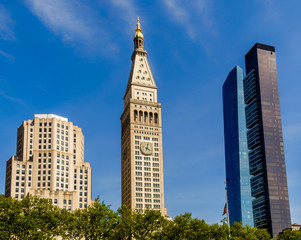 Obraz premium New York City, USA, buildings in the Flatiron district, Manhattan