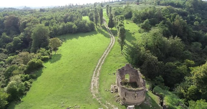Eastern Abkhazia, village of Bedia Agubedi . Here is Bedia Cathedral of St. Mary, built in the X century by King Bagrat II.