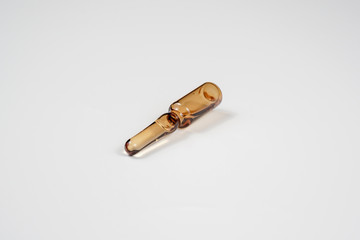 Medical glass medicine ampule for IV medication