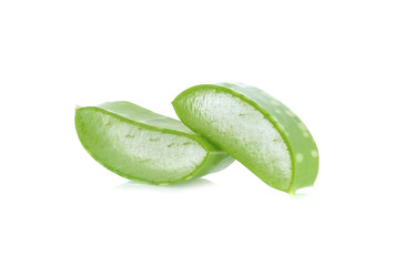 Aloe Vera on white background