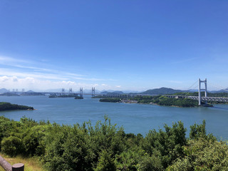 瀬戸内海の全景